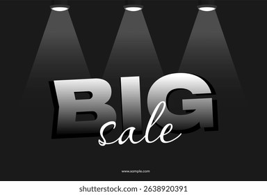 Vector flat sale banner template design