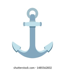 vector flat sea maritime icon Anchor