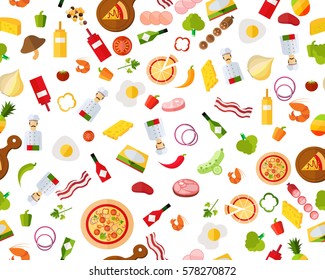 Healthy Vs Junk Food Vector Isolated Stock Vector (royalty Free) 1707910564