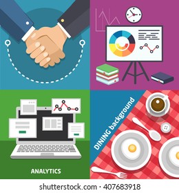 vector flat set illustrations