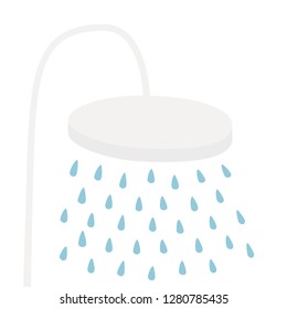 Vector flat shower icon