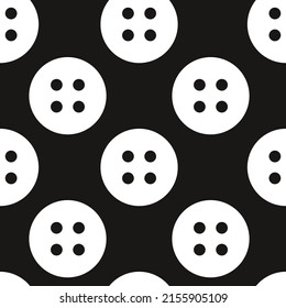 Vector flat silhouette hand drawn seamless pattern 