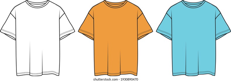 diseño vectorial de camiseta de boceto plano de niño.