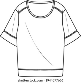 vector flat sketch t-shirt designs for women