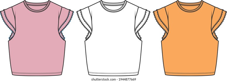 diseños de camisetas de sketch plano vectorial para mujeres