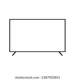 Vector Flat Smart TV Icon