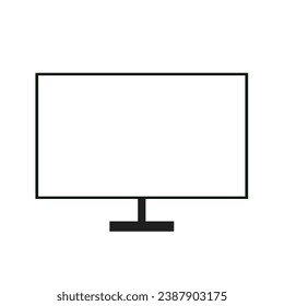 Vector Flat Smart TV Icon