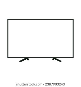 Vector Flat Smart TV Icon