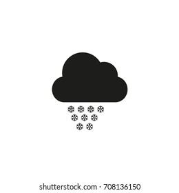 vector flat snow icon
