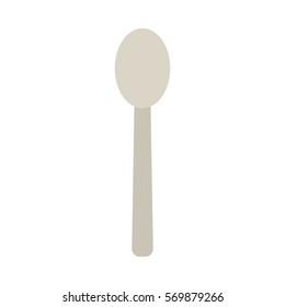 Vector flat spoon icon
