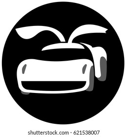 Vector Flat Sport car