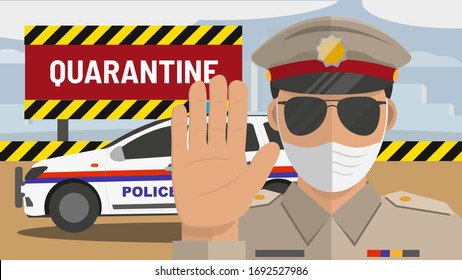 indian police cartoon images stock photos vectors shutterstock https www shutterstock com image vector vector flat style cartoon illustration concept 1692527986