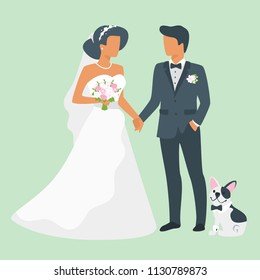 結婚式 犬 のイラスト素材 画像 ベクター画像 Shutterstock