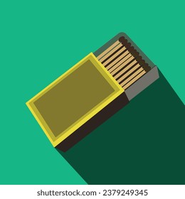Vector flat style with long shadow