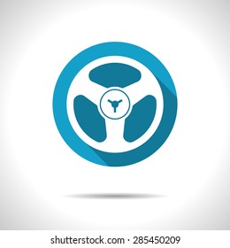 Vector flat style retro bobbin icon. Eps10