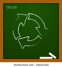 Vector flat three arrows icon isolated outline. Eps10