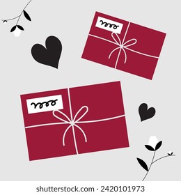 elemento de día de vectores de valentina plana