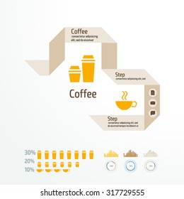 Vector FLAT version colorful infographics for your business presentations. Can be used for info graphics, graphic or website layout vector, numbered banners, diagram, web design.