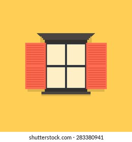 Vector Flat Window illustration