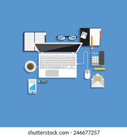 Vector Flat workplace.