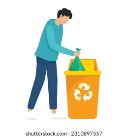 Vector flat world environment day illustration