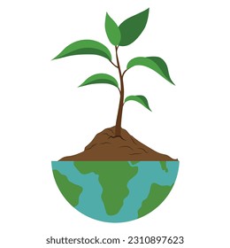 Ilustración vectorial del día mundial del medio ambiente