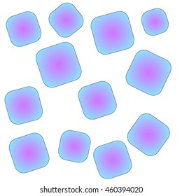 vector flayer, purple and blue squares, brochure abstract design background, cover. Modern geometric