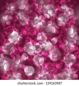 Vector flickering lights - Christmas background.