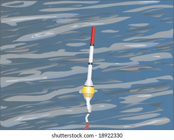 vector float in water