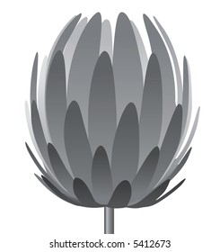 vector floor lamp  flower