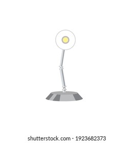 lámpara de pie vectorial y de mesa. ilustración de la lámpara. elementos vectores de interiores modernos