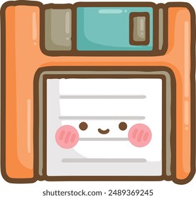 a vector of a floppy disk
