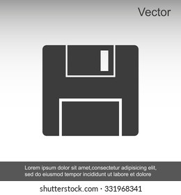 Vector floppy disk icon