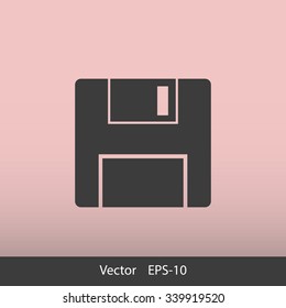 Vector floppy disk icon