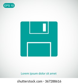 Vector floppy disk icon
