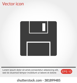 Vector floppy disk icon