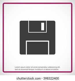 Vector floppy disk icon