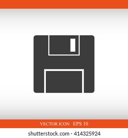 Vector floppy disk icon
