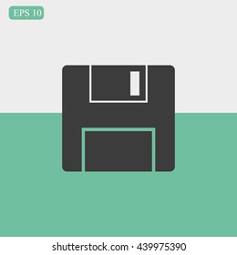 Vector floppy disk icon