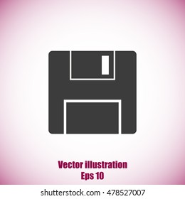 Vector floppy disk icon