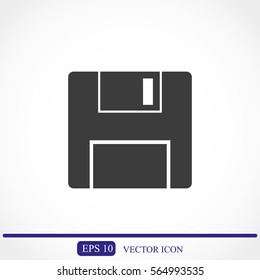 Vector floppy disk icon