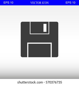 Vector floppy disk icon