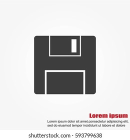 Vector floppy disk icon