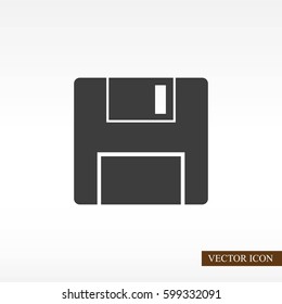 Vector floppy disk icon