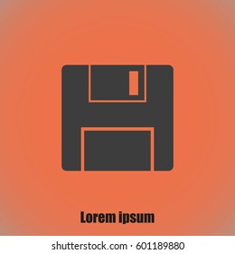 Vector floppy disk icon