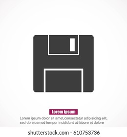 Vector floppy disk icon