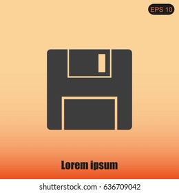 Vector floppy disk icon