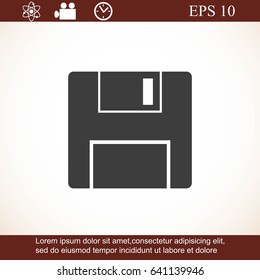 Vector floppy disk icon