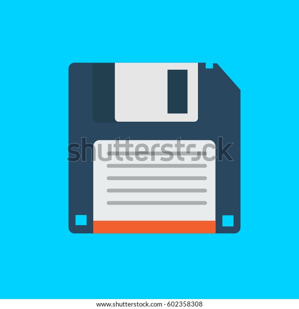Vector Floppy Disk\
Illustration Flat\
Design