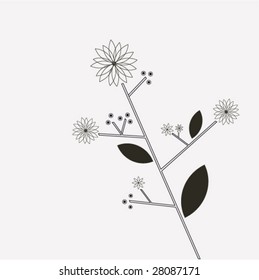 vector flora design